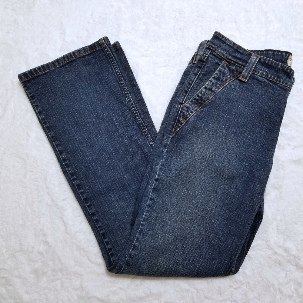 Levi 99% cotton jeans medium wash denim bootcut